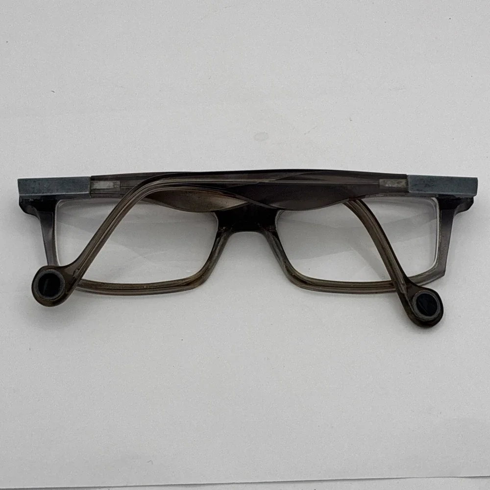 Anne et Valentin Eyeglasses, Frames Only, Factory 8 0924 Grey, Plastic, France